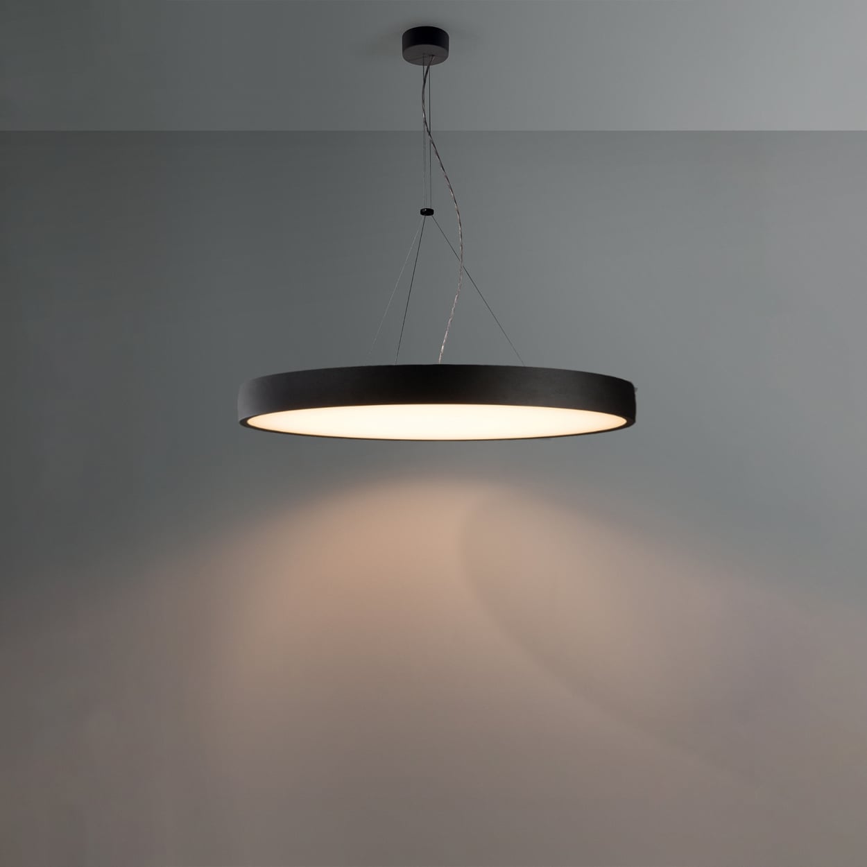 Flat Moon Suspended