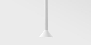 White Extruded suspended