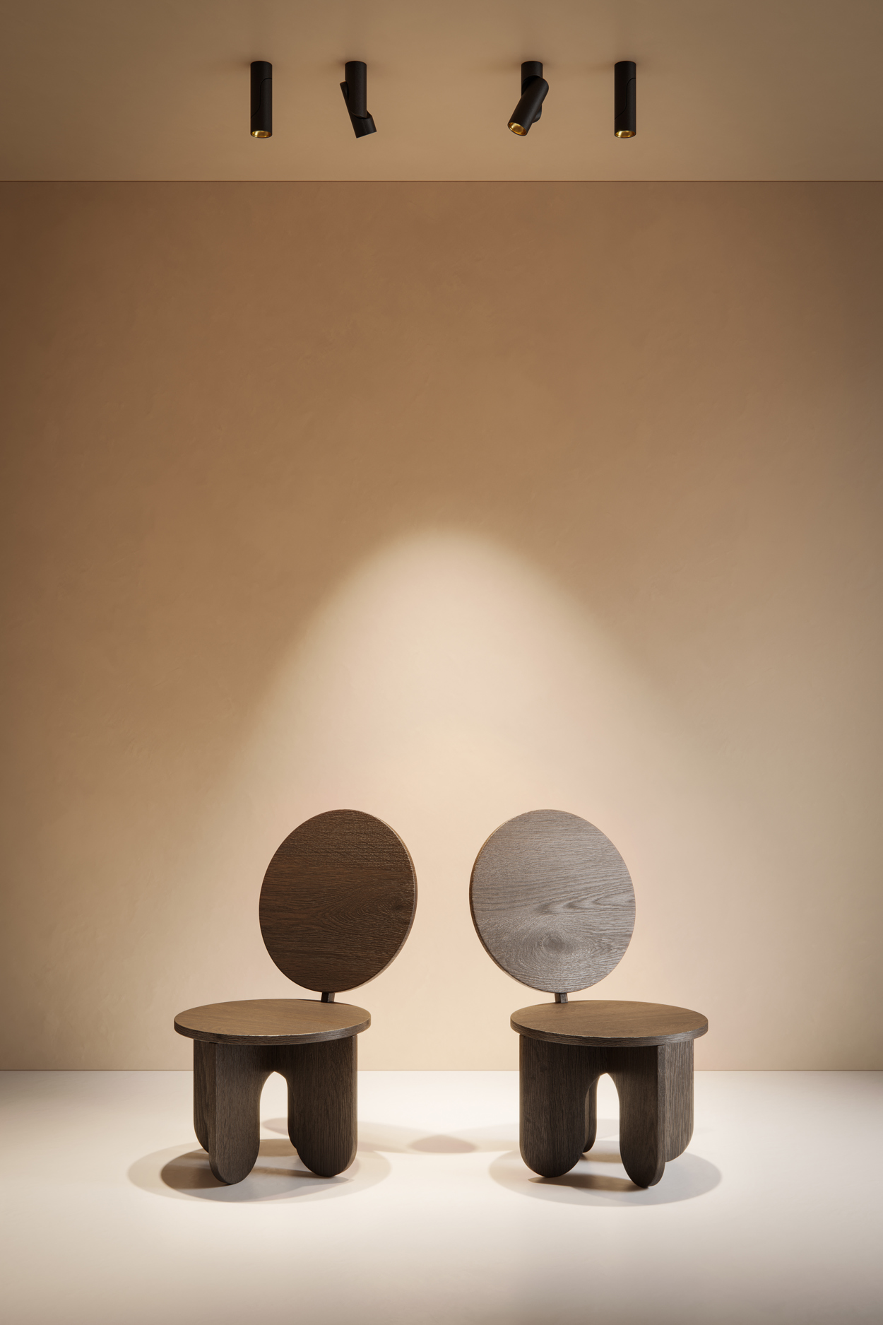 Semih Surface Adjustable in Black Structure in seating area