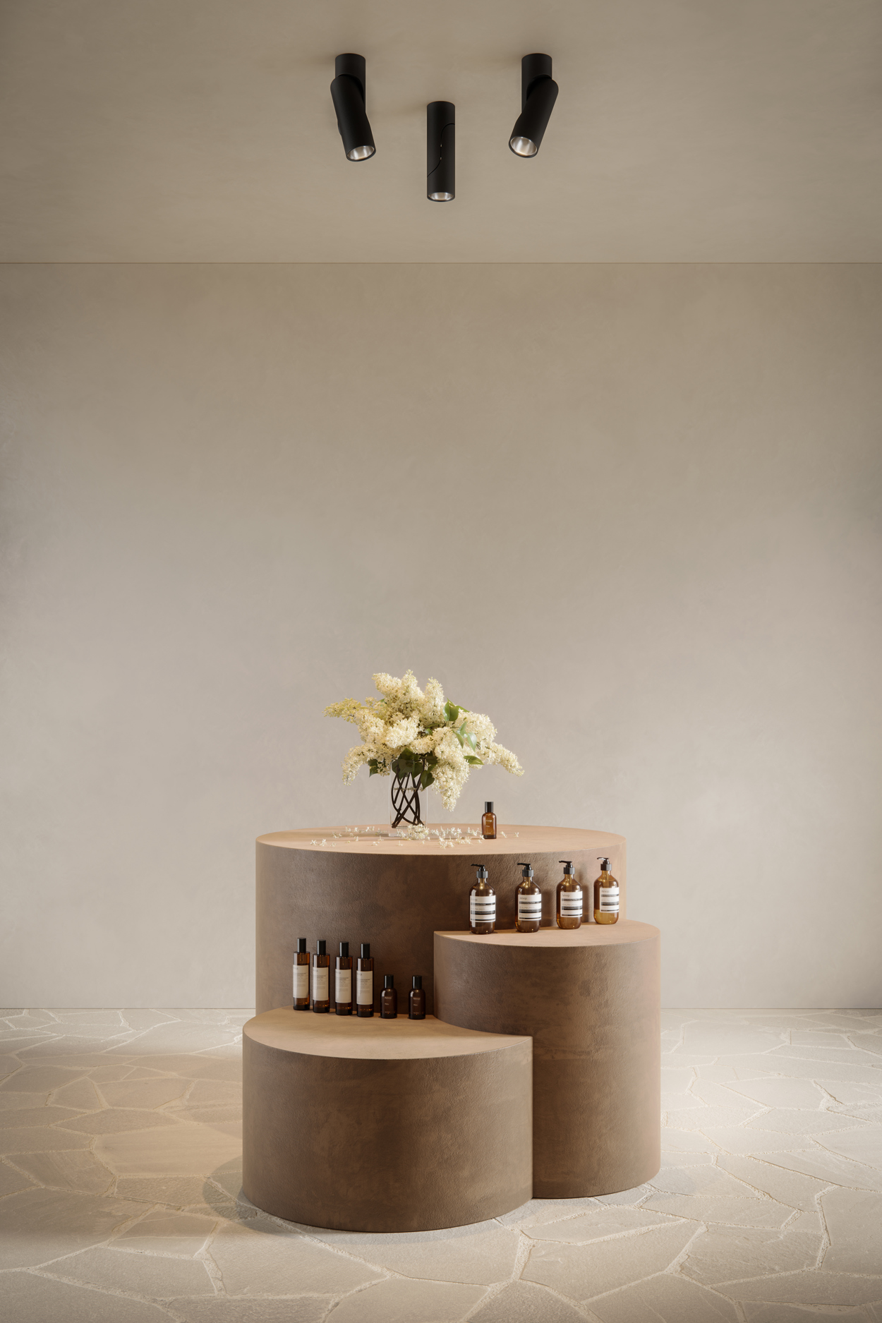 Semih Surface Adjustable in Black Structure in Antwerp shop