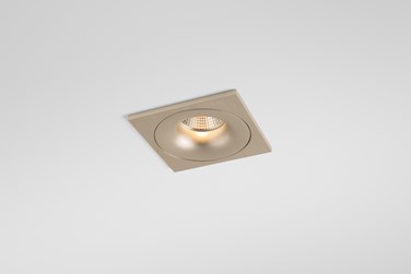 Silver bronze spot light with square mask