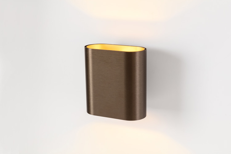 Modern bronze wall lighting 