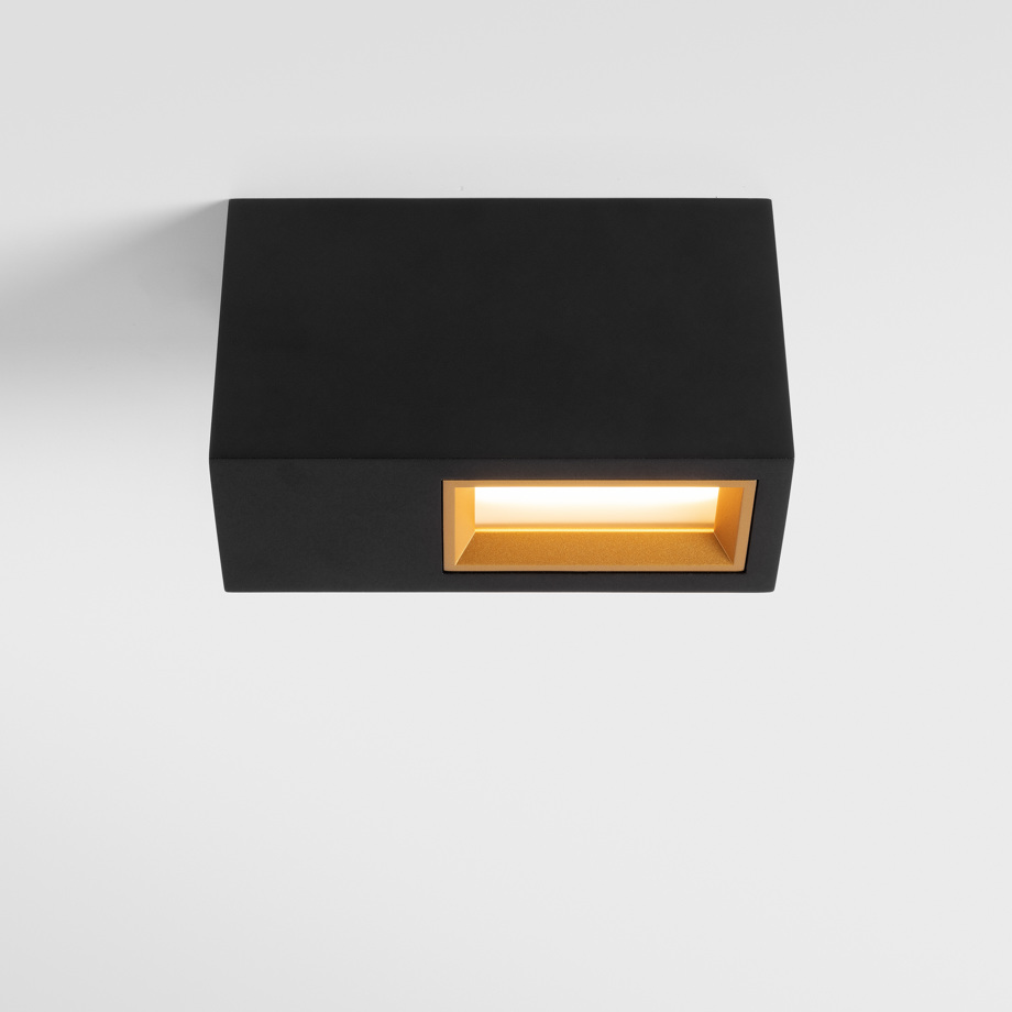 Surface-mounted square ceiling lighting