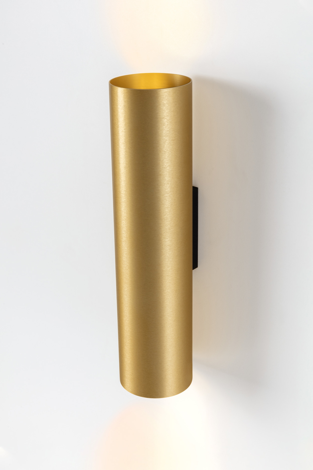 Nude wall up down lighting champange brushed anodised