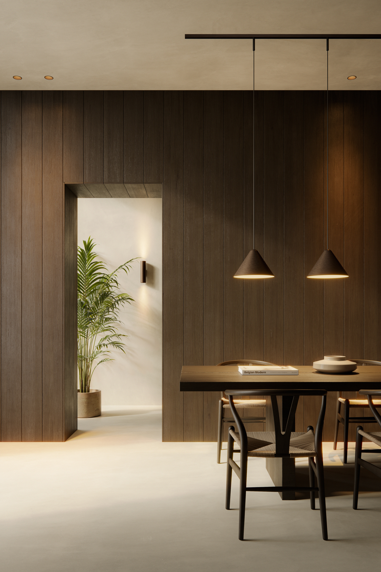 Nude wall up down lighting bronze brushed anodised
