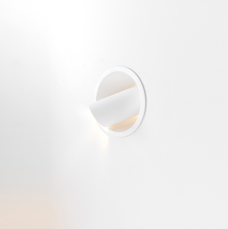 White adjustable ceiling light Hollow