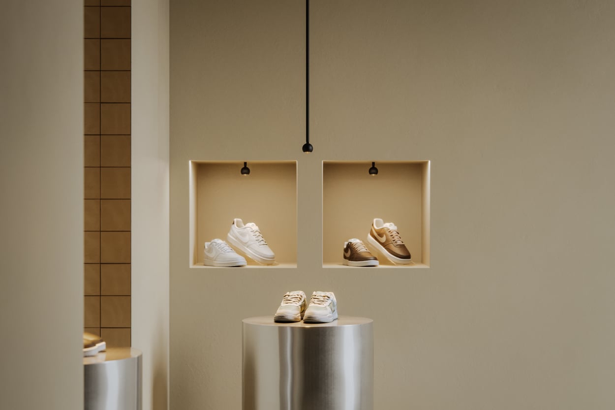 Modupoint with Marbulito in retail setting