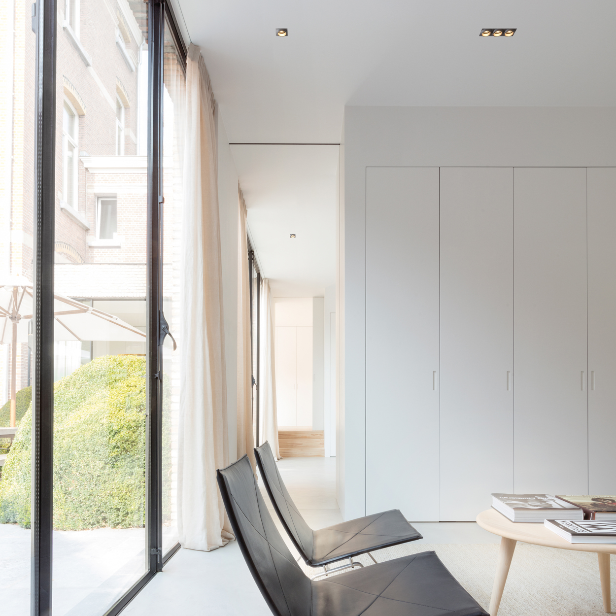 Qbini installed in a living room of a private residence in Antwerp, Belgium