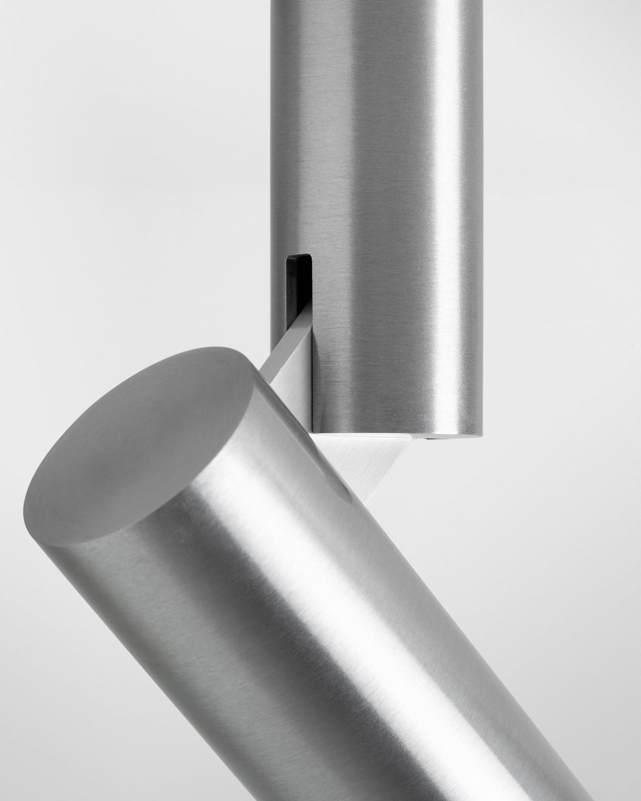passage tube lighting aluminium brushed