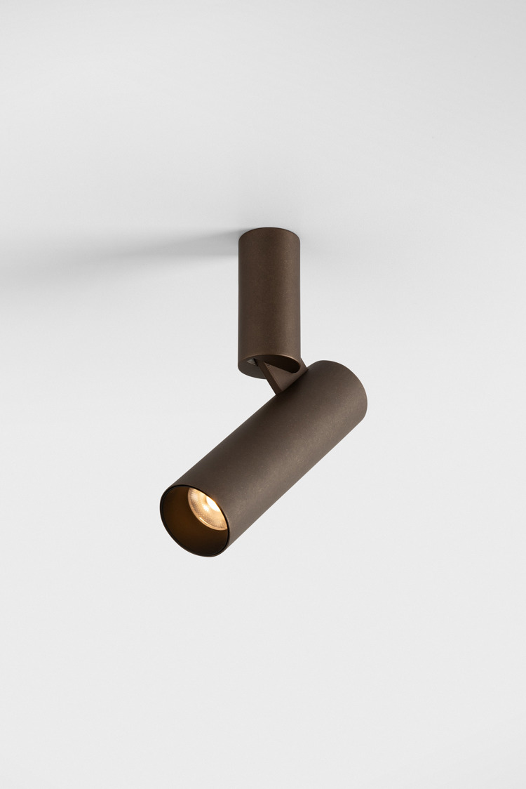 passage tube lighting cast bronze matt