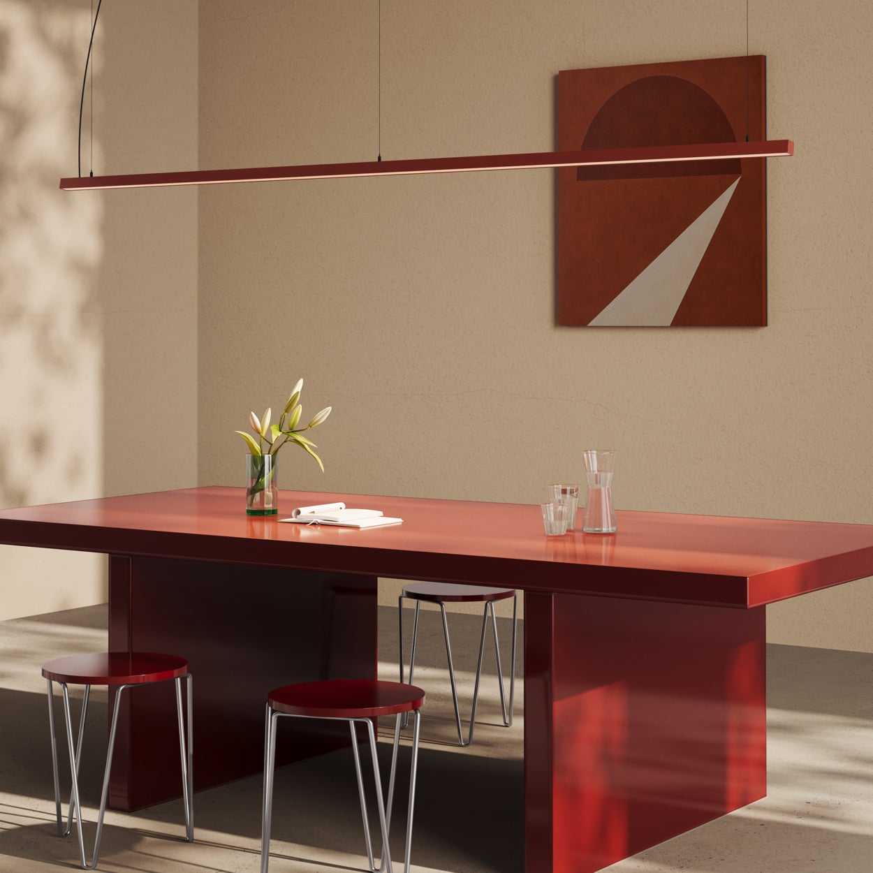 Sld35 linear lighting custom colour finish