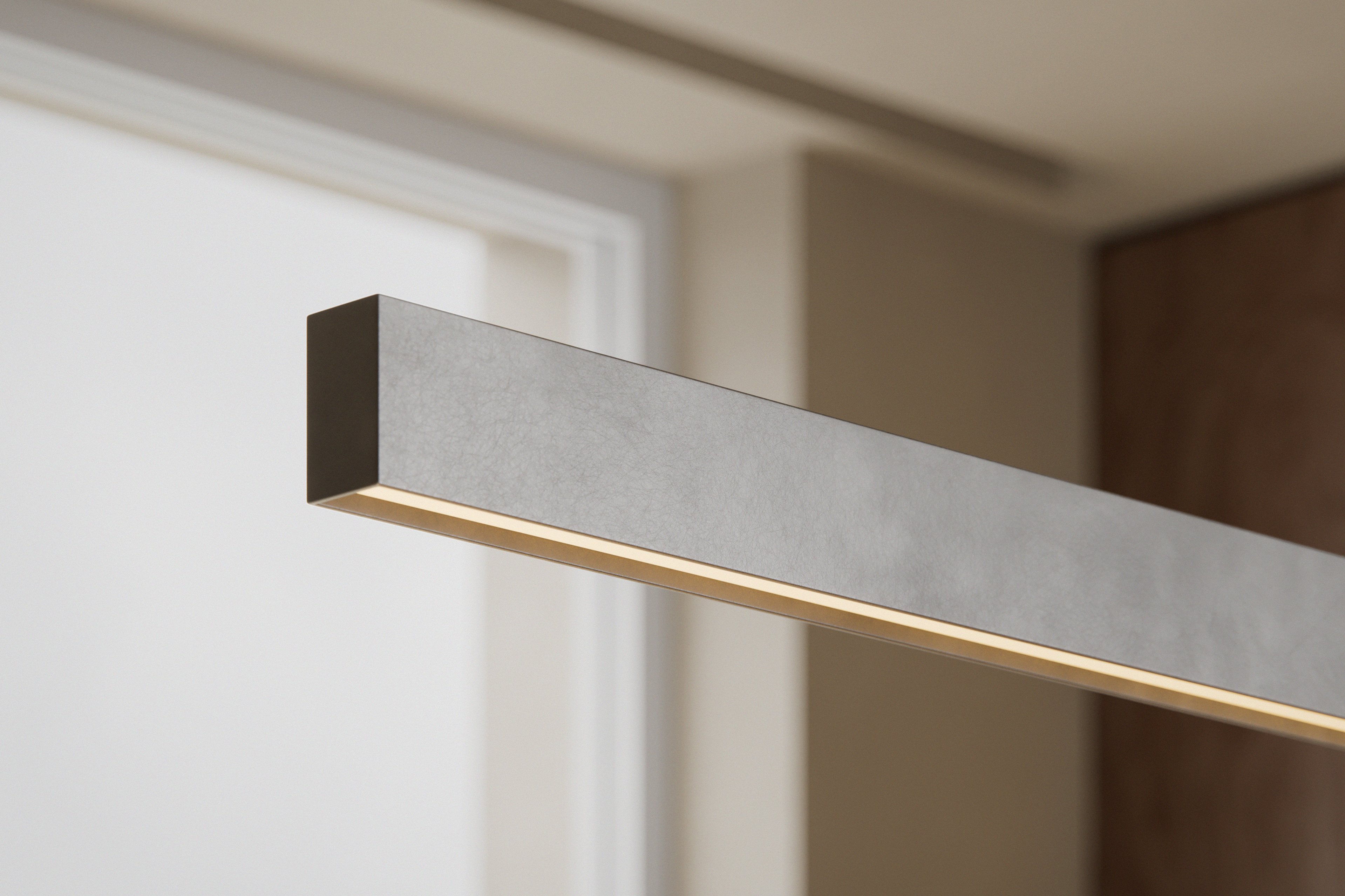 SLD20 linear made to measure lighting silver bronze brused anodised