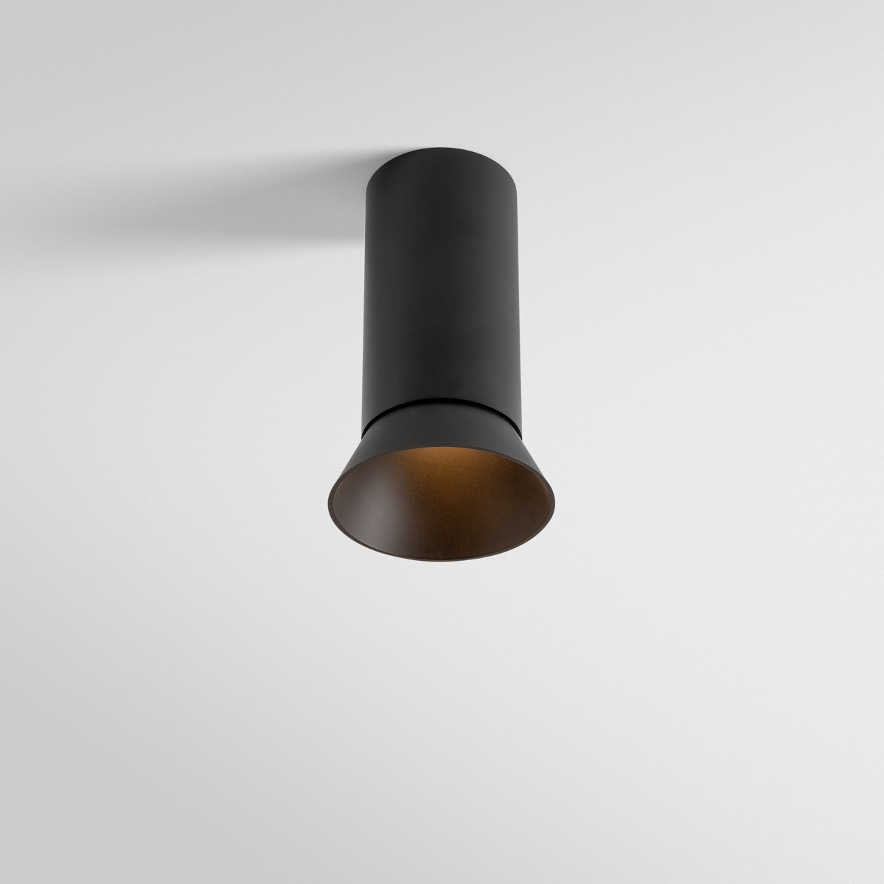 Tetrix Tube Surface Black Matt Tetrix Recessed Cone