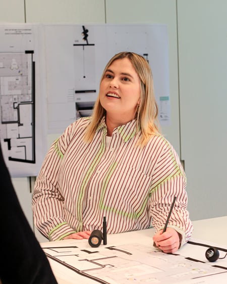 Lighting designer who's supporting an architect with a lighting plan