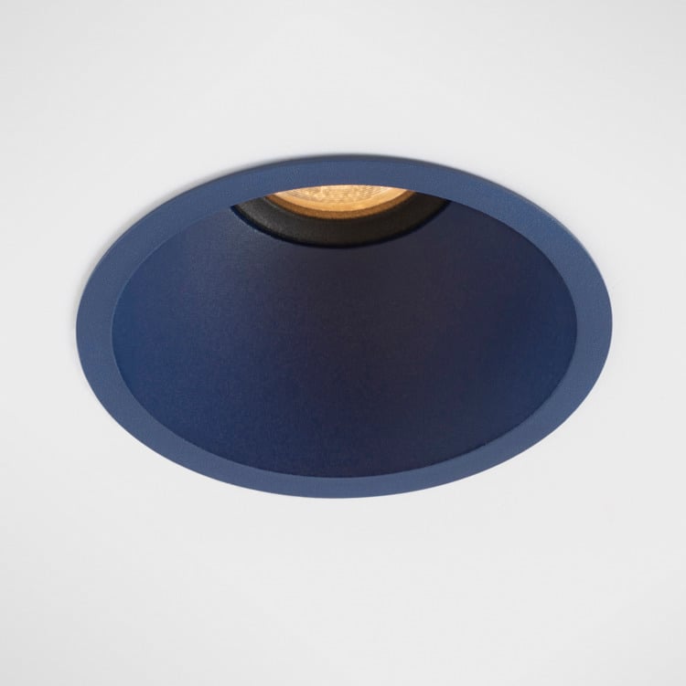 Klevr recessed 72 spotlight silver bronze brushed anodised