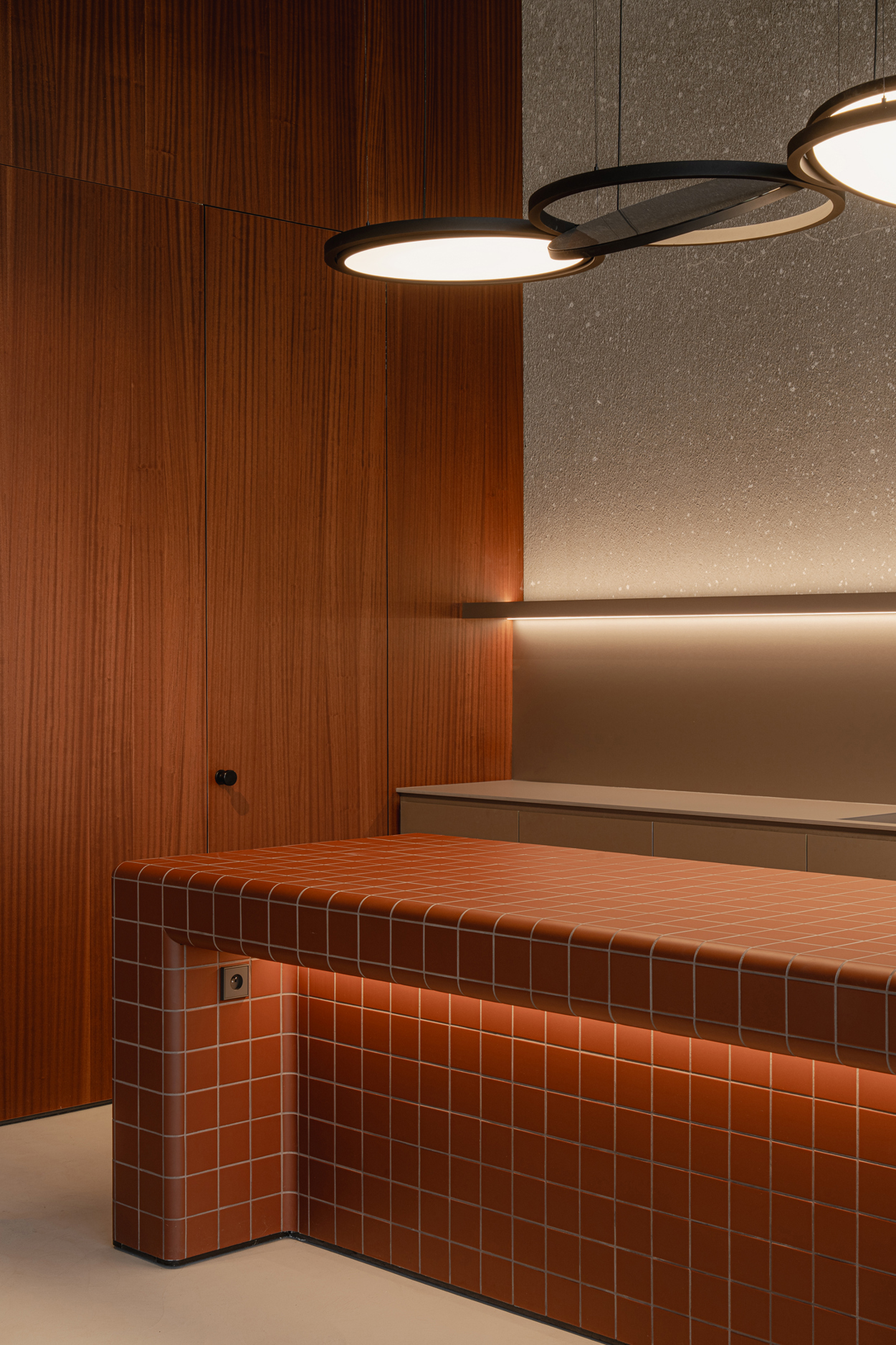 Geometry Suspended above kitchen in office setting
