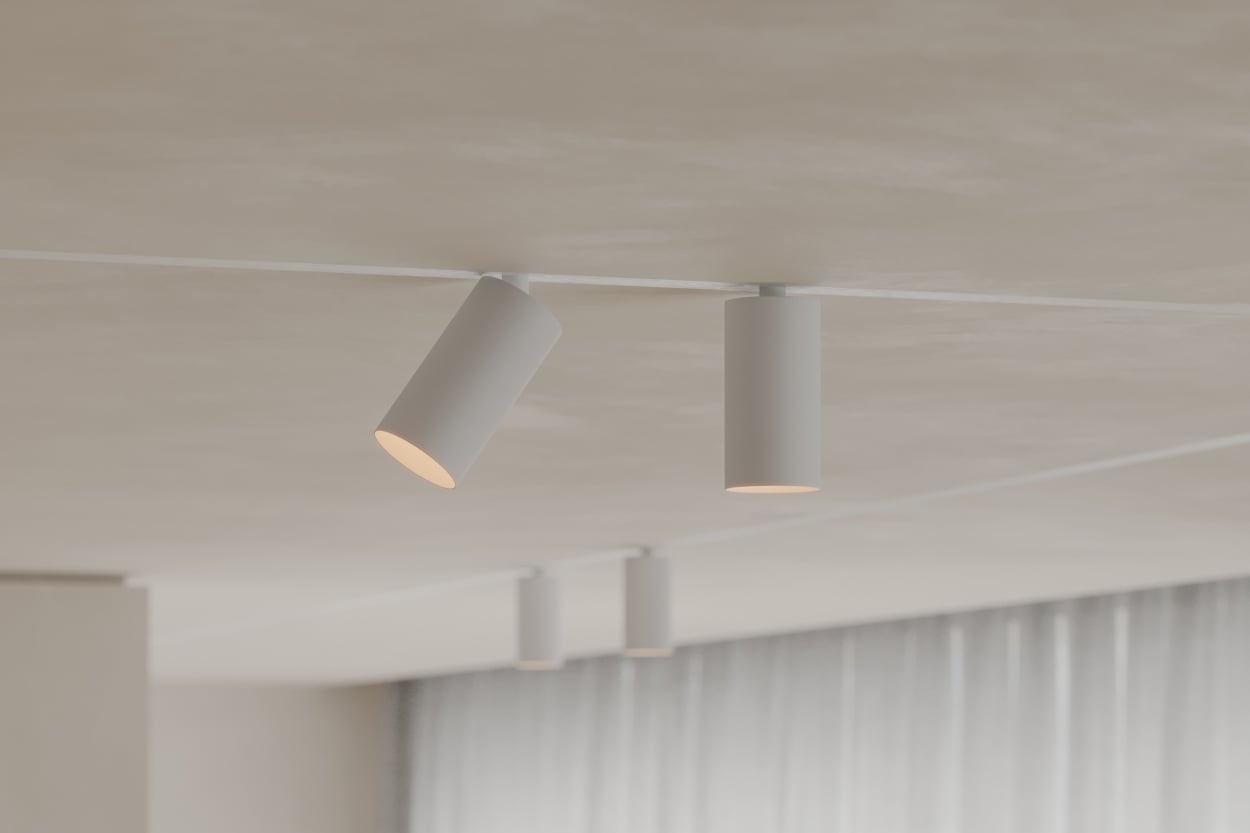 Minude Track 48V in White Structure