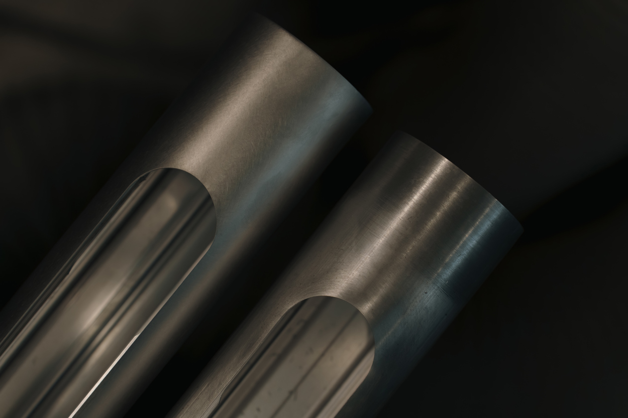 Straw Aluminium Silk Brushed process