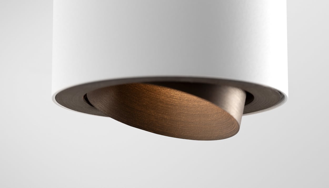 Smart tube surface lighting white structure Smart Kup Recessed Adjustable