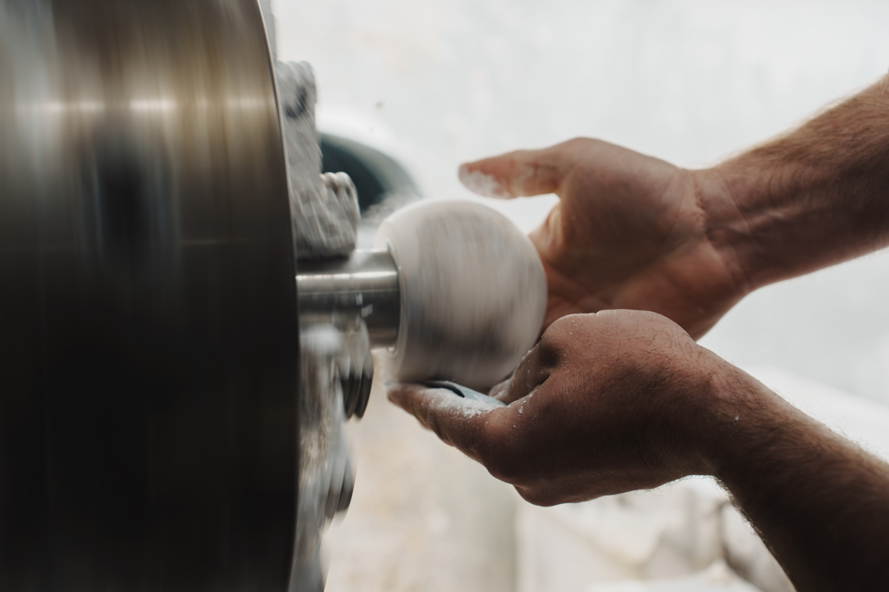 Alabaster process sphere