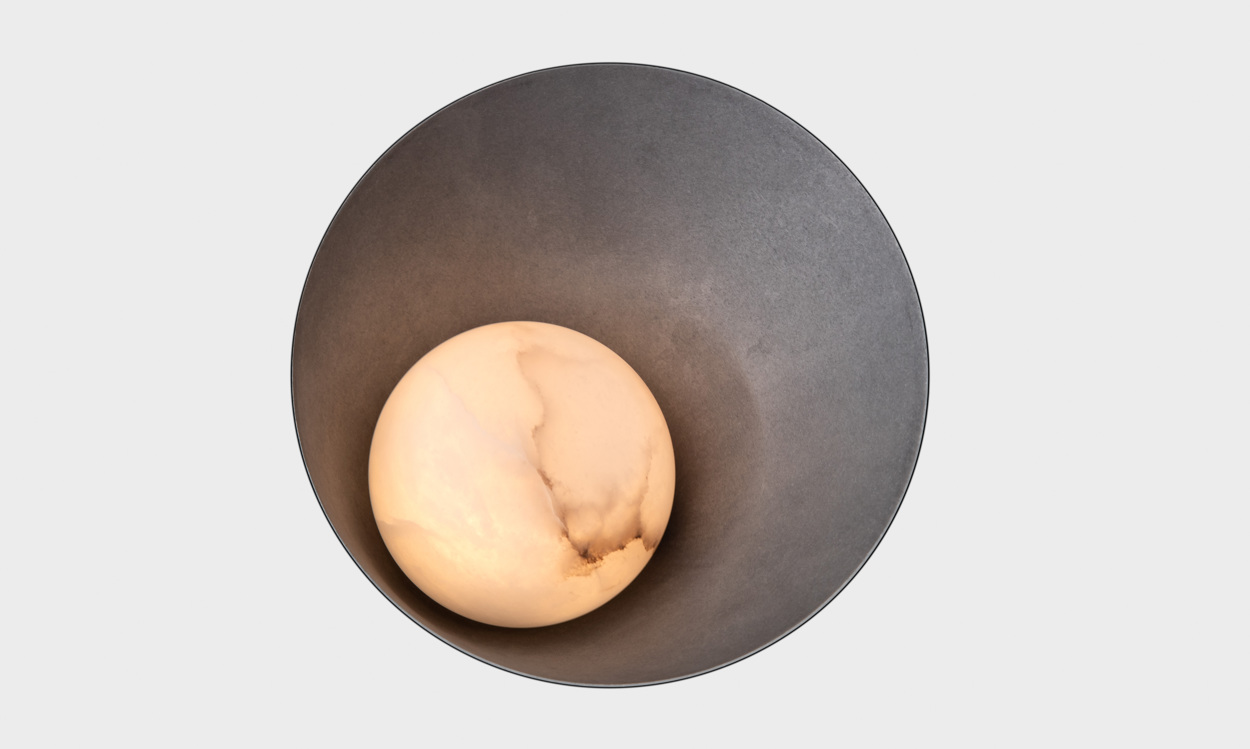 ALABASTER A soft, translucent stone, shaped by nature 