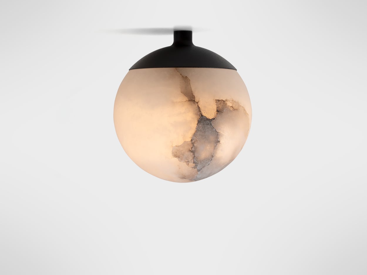 ALABASTER A soft, translucent stone, shaped by nature 