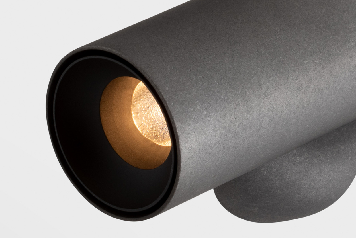 semih ceiling cast grey matt