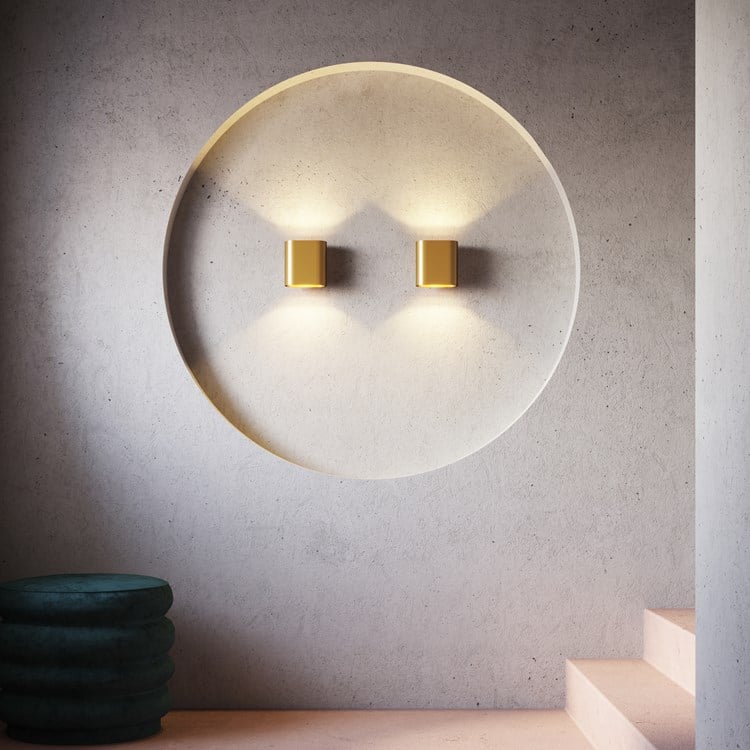 Modern gold wall lighting 