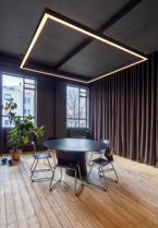 Profile lighting in square version