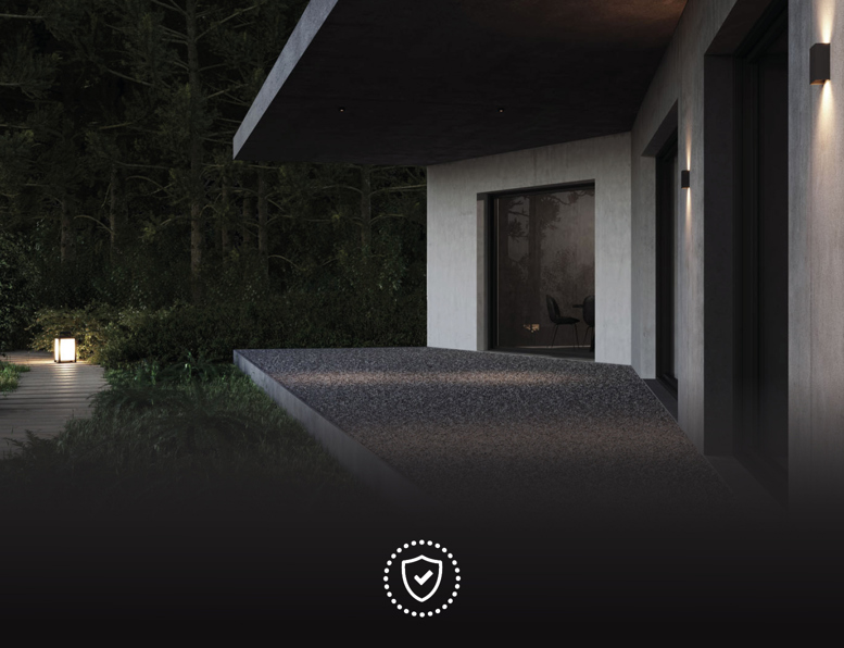 safety and guidance while using smart lighting outdoor