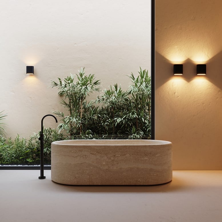 Wall luminaire for indoor and outdoor use