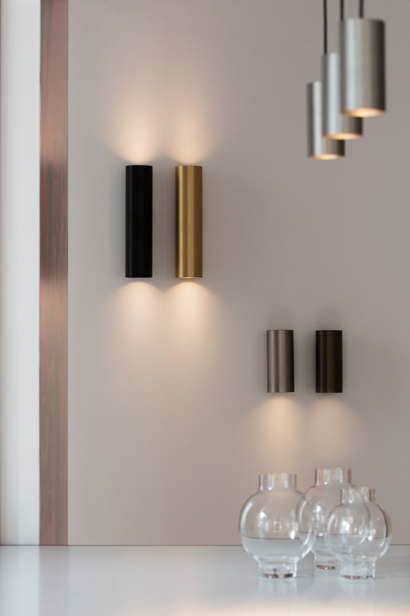 Nude and Minude wall and pendant lighting